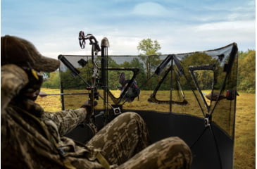Image of Primos Hunting Double Bull Stakeout Blind w/ Surroundview, Camo, 65158