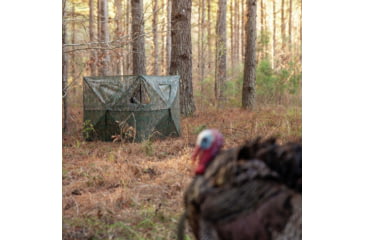 Image of Primos Hunting Double Bull SurroundView Stakeout Hunting Blind, Mossy Oak Greenleaf, 65164