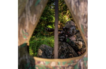 Image of Primos Hunting Double Bull SurroundView Stakeout Hunting Blind, Mossy Oak Greenleaf, 65164