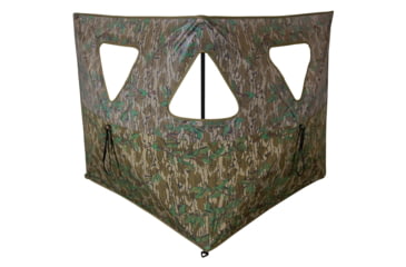 Image of Primos Hunting Double Bull SurroundView Stakeout Hunting Blind, Mossy Oak Greenleaf, 65164