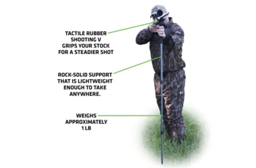 Image of Primos Hunting Pole Cat Tall Monopod Shooting Stick, Clam, 65481