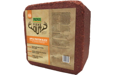Image of Primos Hunting Take Out Block Apple Protein Brown, 20 lb Block, 58732