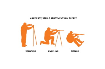 Image of Primos Hunting Trigger Stick Gen 3 Tall Bipod,24-62in,Truth Camo,Clam, 65814