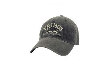 Image of Primos Hunting Logo Cap w/ Horns, Washed Black 58674