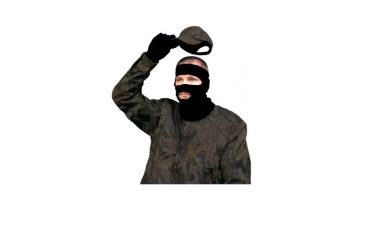 Image of Primos Stretch-Fit Face Mask, 3/4, Black, PS6747