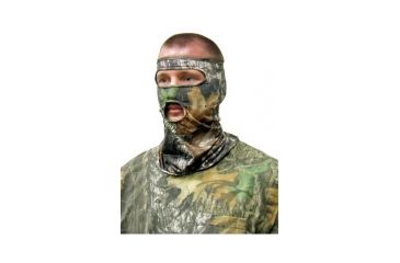 Image of Primos Stretch-Fit Face Mask, 3/4, Mossy Oak New Break Up, PS6227