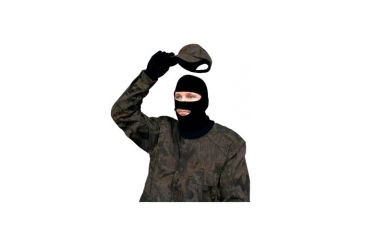 Image of Primos Stretch-Fit Face Mask, Full Hood, Black, 6748