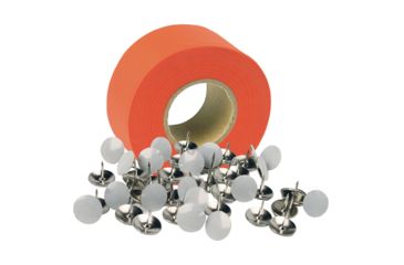 Image of Primos Trail Marking Kit With Orange Marking Tape 150 Feet and 50 Reflective Tacks 65625
