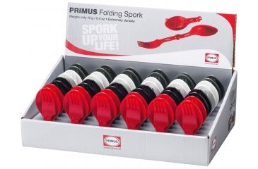 Image of Primus Multi-Color Display Box, Foldable Sporks, Box of 48 P-734019