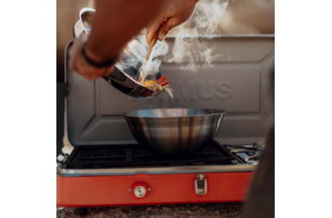 Image of Primus Profile DUO Burner and BBQ Grill Stove, Red/Grey, P-329285