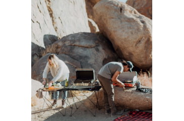 Image of Primus Profile DUO Burner and BBQ Grill Stove, Red/Grey, P-329285