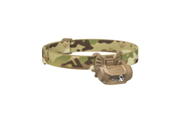 Image of Princeton Tec MPLS Remix Pro LED Headlamp, Red/White Led, 300 Lumens, Tan, RMX300PRO-NOD-RD-TN