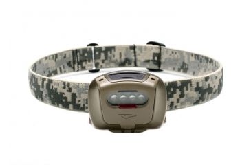 Image of Princeton Tec Quad Tactical MPLS Headlamp w/ Interchangeable LED Lens Filter, Olive Drab, 60 Lumens QUAD-NOD-OD