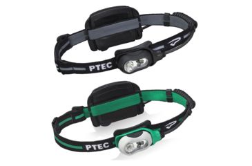 Image of Princeton Tec Remix Plus LED Headlamp, Black, White/Gray/Green, White/Green