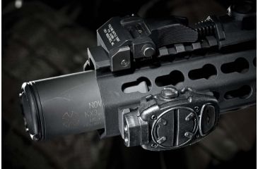 Image of Princeton Tec Switch Rail Weapon Mounted Task Light, CR2016 Lithium, IR/White, 10 Lumens, Black, SRM-IRW-BK