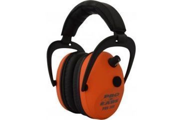 Image of Pro-Ears Pro 300 Wind Abatement Hearing Protection NRR 26dB Headset, Orange P300O