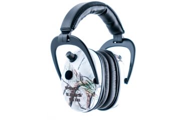 Image of Pro Ears Pro 300 Wind Abatement Hearing Protection NRR 26dB Headset, AP Snow Camo P300-APS
