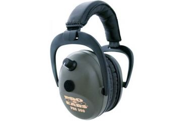 Image of Pro Ears Pro 300 Wind Abatement Hearing Protection NRR 26dB Headset, Green
