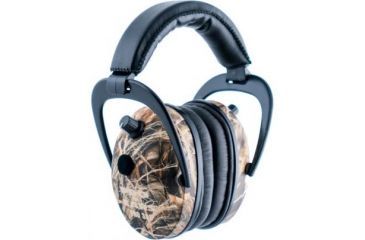 Image of Pro Ears Pro 300 Wind Abatement Hearing Protection NRR 26dB Headset, Real Tree Advantage Max 4 Camo