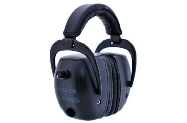 Image of Pro Ears Pro Tac Mag Gold NRR 30 Hearing Protection Earmuffs, Black GS-PTM