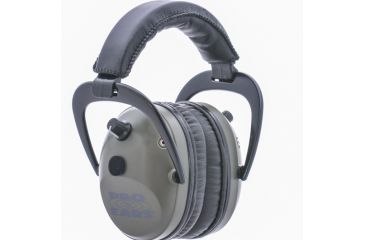 Image of Pro-Ears Pro Tac Plus Gold Low Profile NRR 26 Earmuffs, Green GS-PT300
