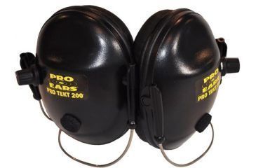 Image of Pro-Ears Pro Tekt 200 Electronic Ear Muffs, Black w/ Behind the Head Strap