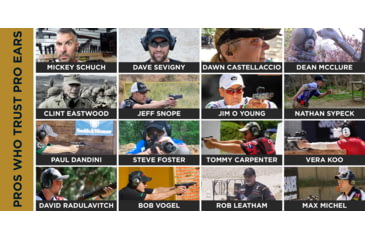 Image of Pro Ears Stealth Bluetooth Elite Hearing Protection, Black, PEEBBLKE