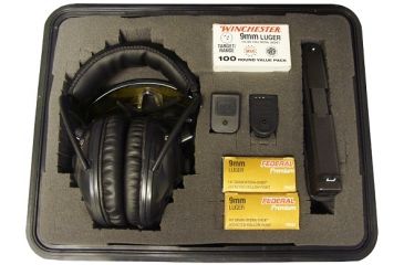 Image of Pro Ears Waterproof Hard Carry Case, 13x11x6in, Black PE-CARRYCASE