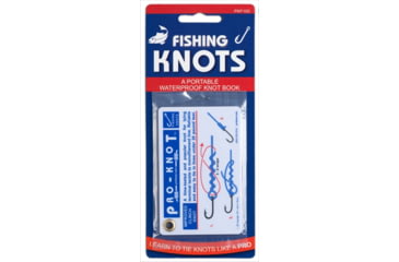 Image of Pro-Knot Fishing Knot Cards, Includes The 12 Best Fishing Knots, Waterproof Plastic Cards Attached With A Grommet, PKF101