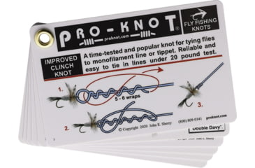 Image of Pro-Knot Fly Fishing Knot Tying Cards, Waterproof plastic knot book, PKFF202