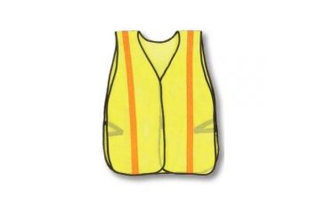 Image of Pro-Line Traffic Safety Vinyl Lime Vest 1in Lime Reflective - 2023521131