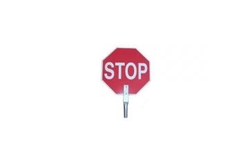 Image of Pro-Line Traffic Safety 18inch Paddle Sign - Stop/stop - PS02