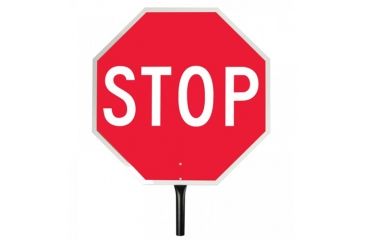 Image of Pro-Line Traffic Safety Paddle Sign 18-stop-reflect - PSRF