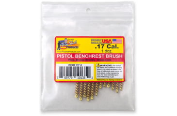 Image of Pro-Shot .17 Caliber Pistol Brush Dozen Pack, 12 Quantity, 17P-D