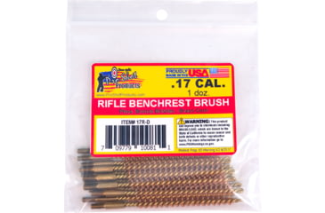 Image of Pro-Shot .17 Caliber Rifle Brush Dozen Pack, 12 Quantity, 17R-D