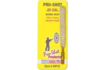 Image of Pro-Shot .22 Cal Cotton Bore Mop, Pack of 12, MP22-CS