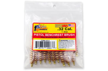 Image of Pro-Shot .32 Caliber Pistol Brush Dozen Pack, 12 Quantity, 32P-D