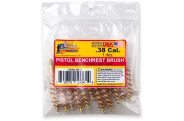 Image of Pro-Shot .38 Caliber Pistol Brush Dozen Pack, 12 Quantity, 38P-D