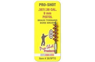 Image of Pro-Shot 9mm Pistol Bore Brush, Pack of 12, 9P-CS