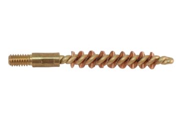 Image of Pro-Shot Pro-Shot Brass Core-Bronze Bristle Pistol Length Bore Brush .22 Caliber, Bronze Bristles w/ Brass Core, 22P