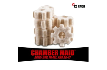 Image of Pro-Shot Chamber Maid .308 Cal./7.62mm Chamber Star Swabs, 12 Pack, White, 308CMS-12