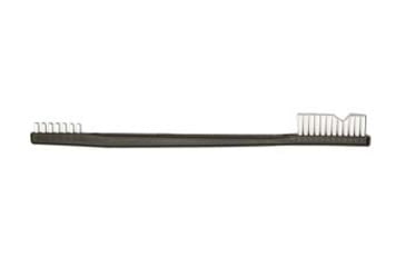 Image of Pro-Shot Double End Gun Brush Nylon, Gray Handle w/ White Bristles, M16