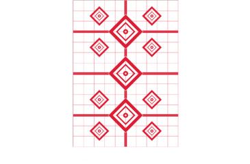 Image of Pro-Shot 200 Yard Rifle Sight in Heavy Paper Targets, 23 x 35in, 5 Pack, Red, RSI-200YT-5PK