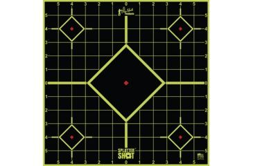 Image of Pro-Shot Pro-Shot Splatter Shot Sight In Targets Peel And Stick 12 Inch Green 12 Pack, Green, 12SI-GREEN-12PK