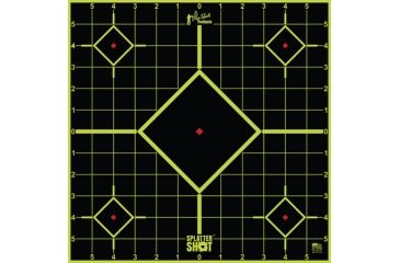 Image of Pro-Shot Pro-Shot Splatter Shot Sight In Targets Peel And Stick 12 Inch Green 5 Pack, Green, 12SI-GREEN-5PK