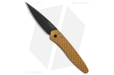 Image of Pro-Tech Knives Newport Custom Automatic Folding Knife, 3.00in, CPM S35VN, Spear Point Blade, Stainless Steel, Copper/Rose Handle, Steel, Copper/Rose/Black, 7.125 inch, BHQ-83456