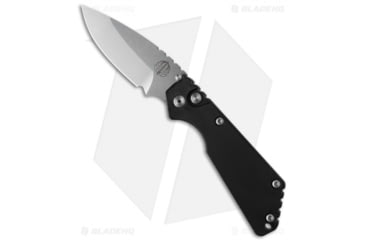 Image of Pro-Tech Knives Strider + SnG Automatic Folding Knife, 3.50in, 154CM, Drop Point Blade, G-10, Black Handle, Standard, Black/Gray, 8.25 inch, BHQ-28902