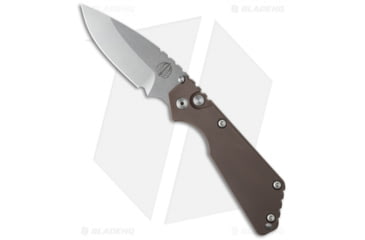Image of Pro-Tech Knives Strider + SnG Automatic Folding Knife, 3.50in, 154CM, Drop Point Blade, G-10, Brown Handle, Standard, Earth Brown/Gray, 8.25 inch, BHQ-29823