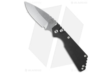 Image of Pro-Tech Knives Strider + SnG Automatic Folding Knife, 3.50in, 154CM, Drop Point Blade, Micarta, Black Handle, Double, Black/Gray, 8.25 inch, BHQ-29973