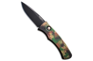 Image of Pro-Tech Pro-Tech Duke 2 Automatic Knife Woodland Camo Aluminum 2.7" DLC MagnaCut, Camo, CPM MagnaCut, adult, BHQ-224876